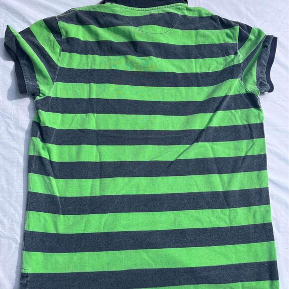 american eagle mens striped polo size large - Picture 2 of 4